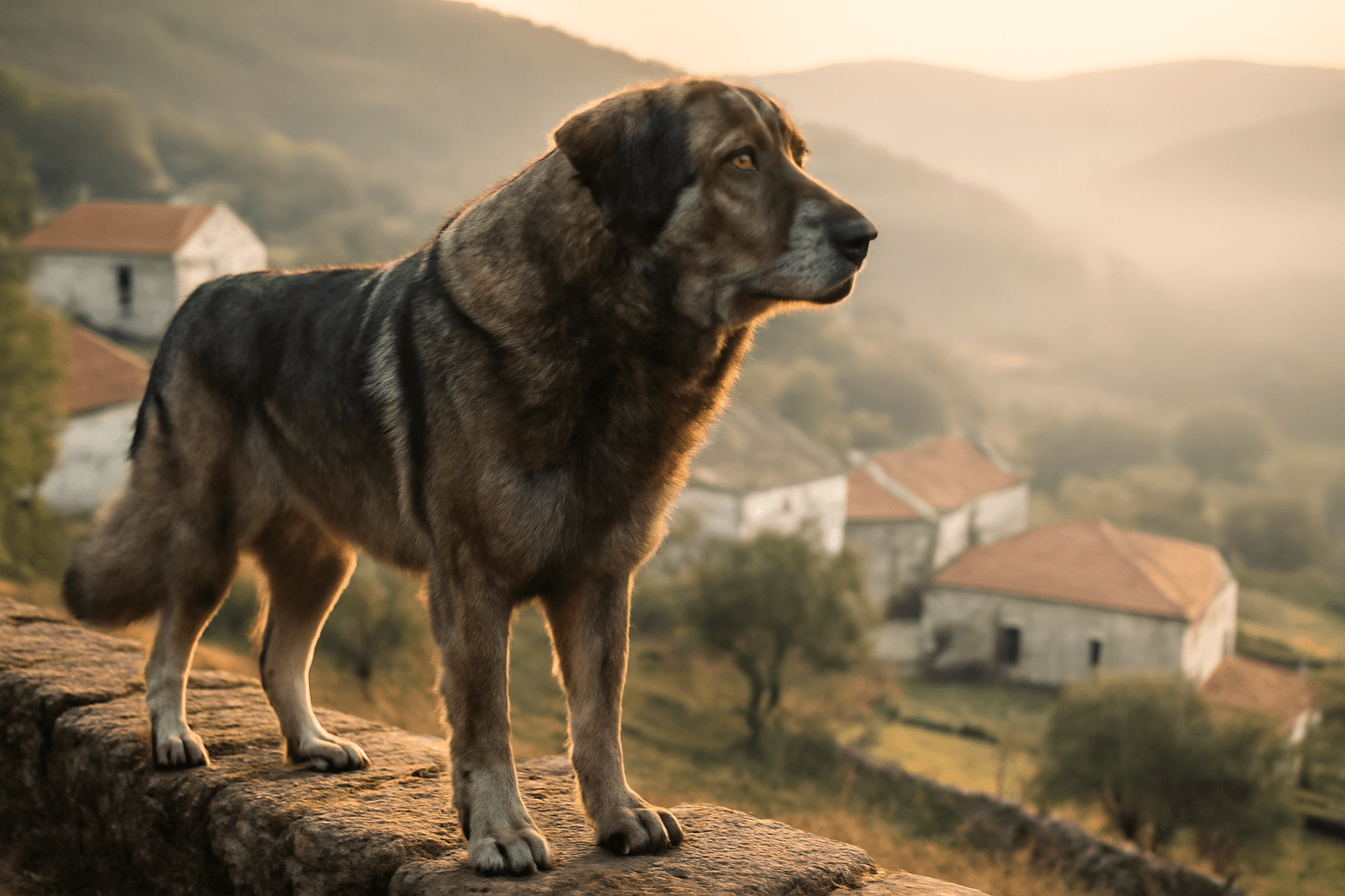 Vzacny cao de castro laboreiro objevuje sve portugalske domo 1765767683477