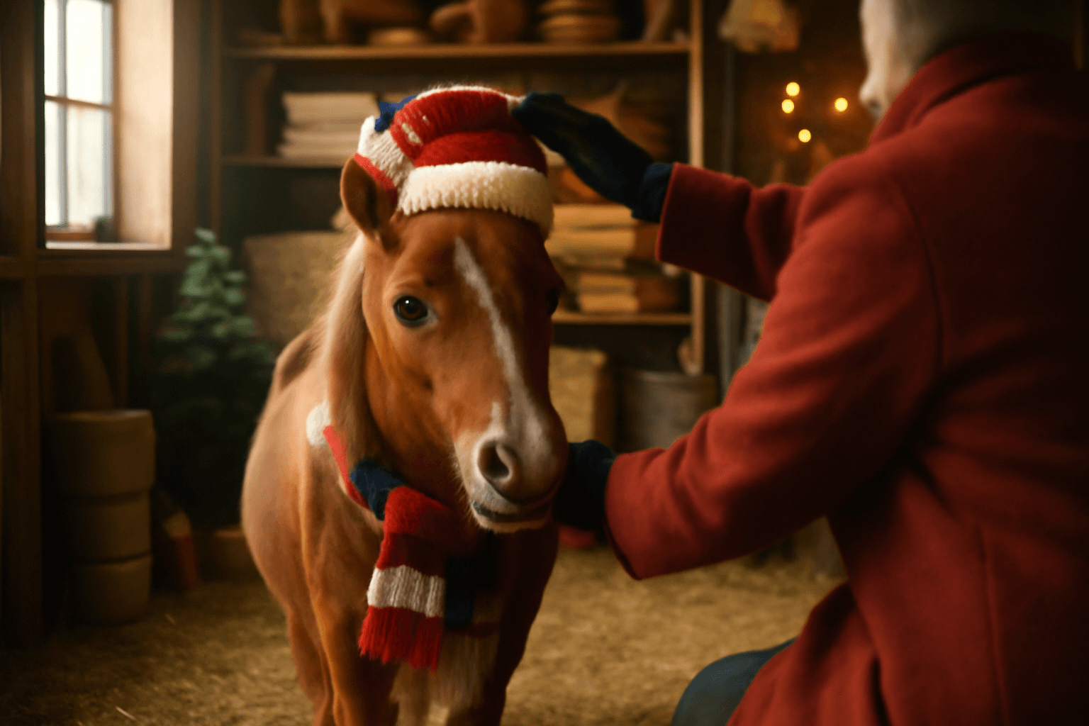 Zadny sexualni apel jen ponik u santy v obchode s farmarskym 1766336483497