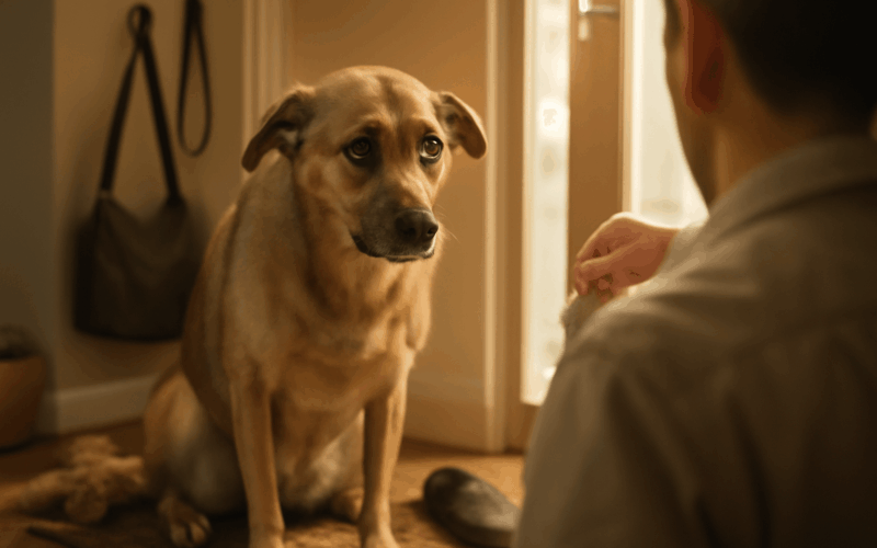 8 priznaku ze je vasemu psu smutno kdyz odchazite do prace 1769468464243