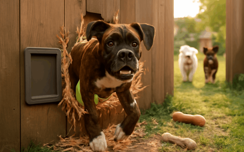 Boxerka billie si pres psi dvirka zaridila druhy domov 1768395662730