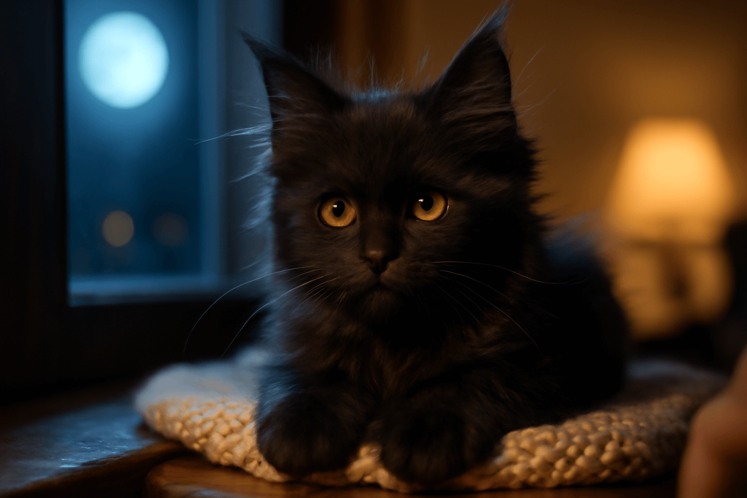 Cerne kote maine coon pripomina male mlade vlkodlaka 1769187660704