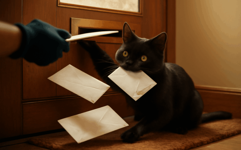 Cerny kocour frankie sabotuje doruceni posty 1768618848550