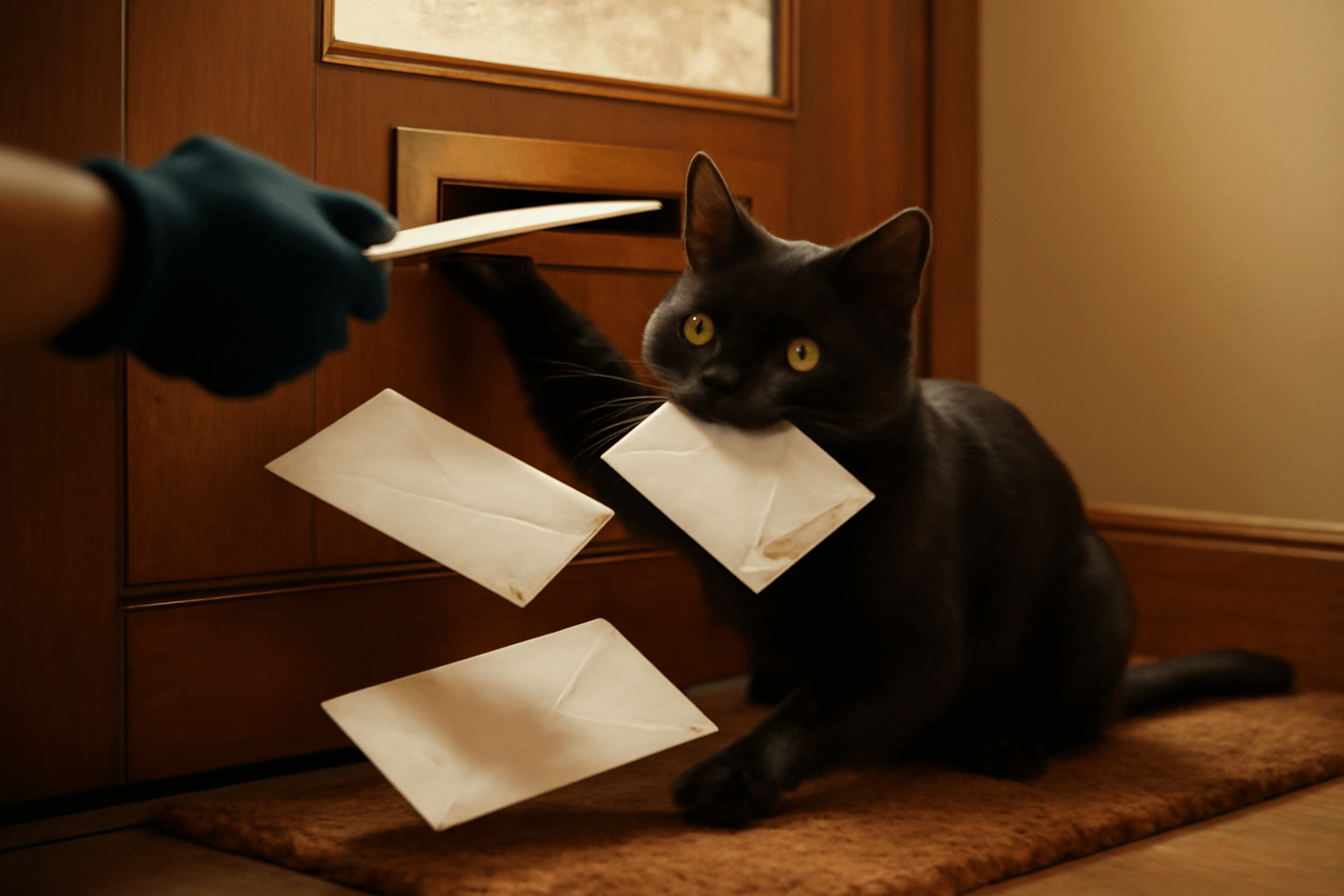 Cerny kocour frankie sabotuje doruceni posty 1768618848550