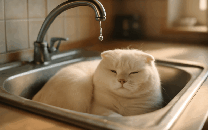 Charlie scottish fold ktery si dela pohodli ve drezu 1768791650806