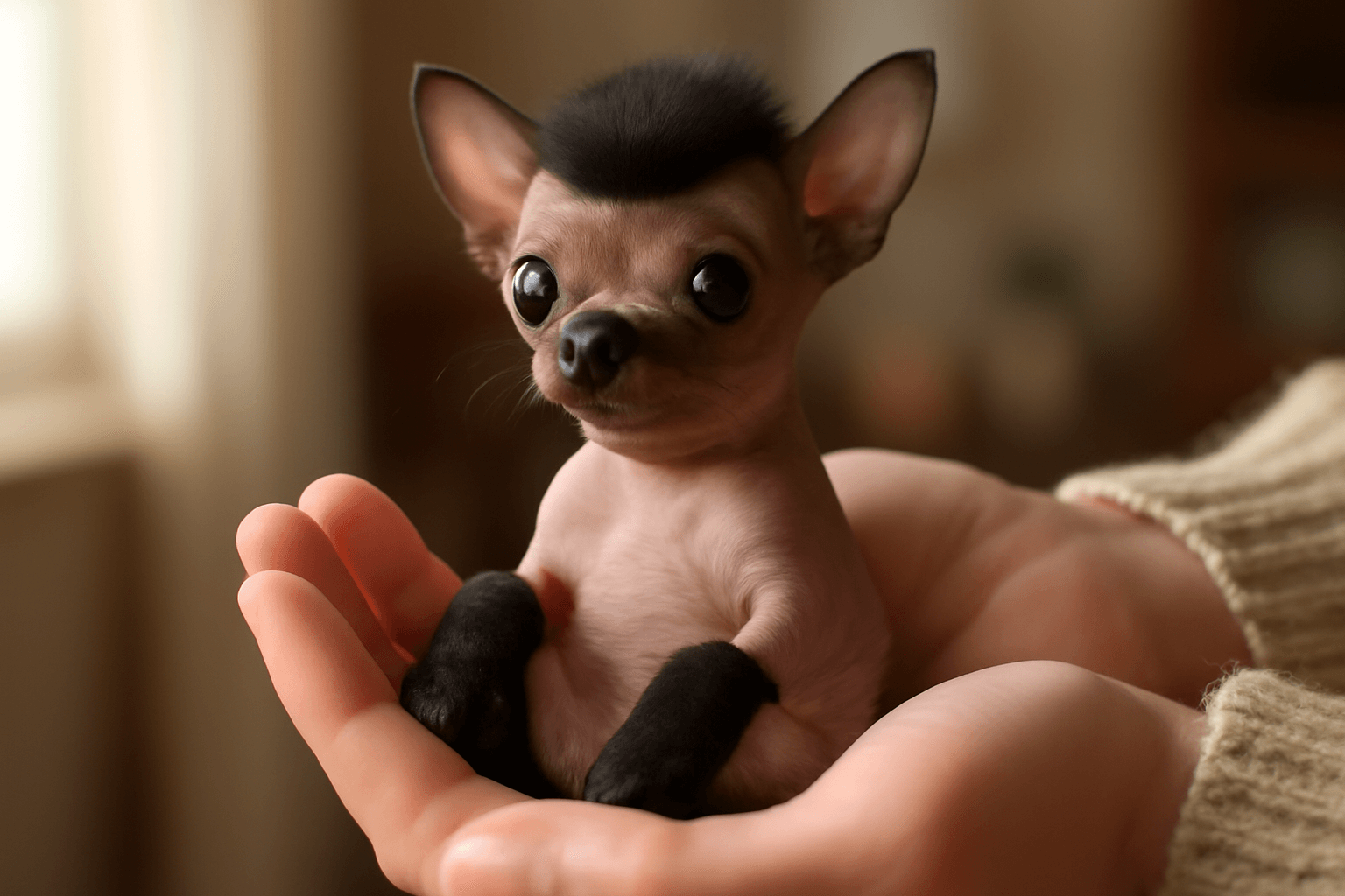 Chiquita chica mini civava xolo co vypada jako by mela boty 1768662044264