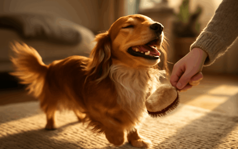 Dlouhosrsta jezevcice tanci radosti pri cesani 1767366103556