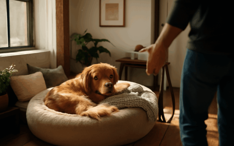 Echo zlaty retrivr ktery odmita odejit z babiccina domova 1767942077903