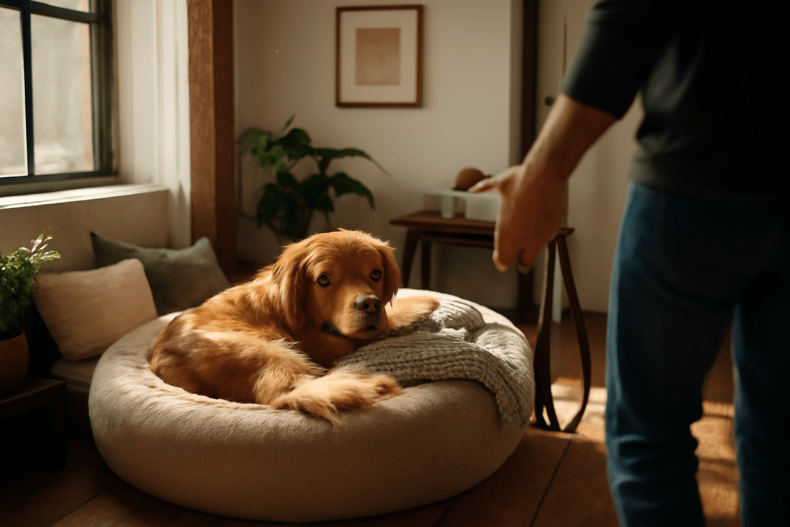 Echo zlaty retrivr ktery odmita odejit z babiccina domova 1767942077903