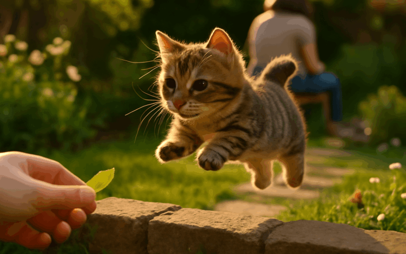 Figgy puddin si uziva zahradu a komentuje kazdy skok 1768150865465