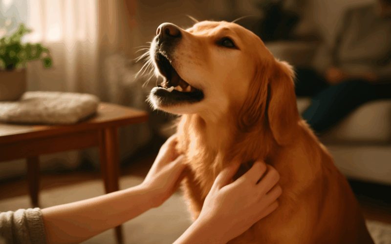 Golden retriever lucie predvadi dokonale woo woos 1767538873017