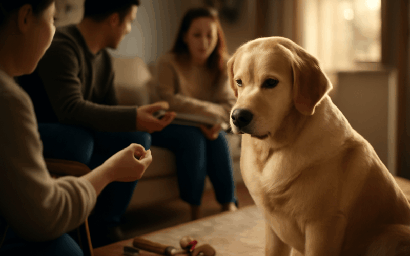 Golden retriever odmita sve lidi po navsteve u trimera 1767488489644