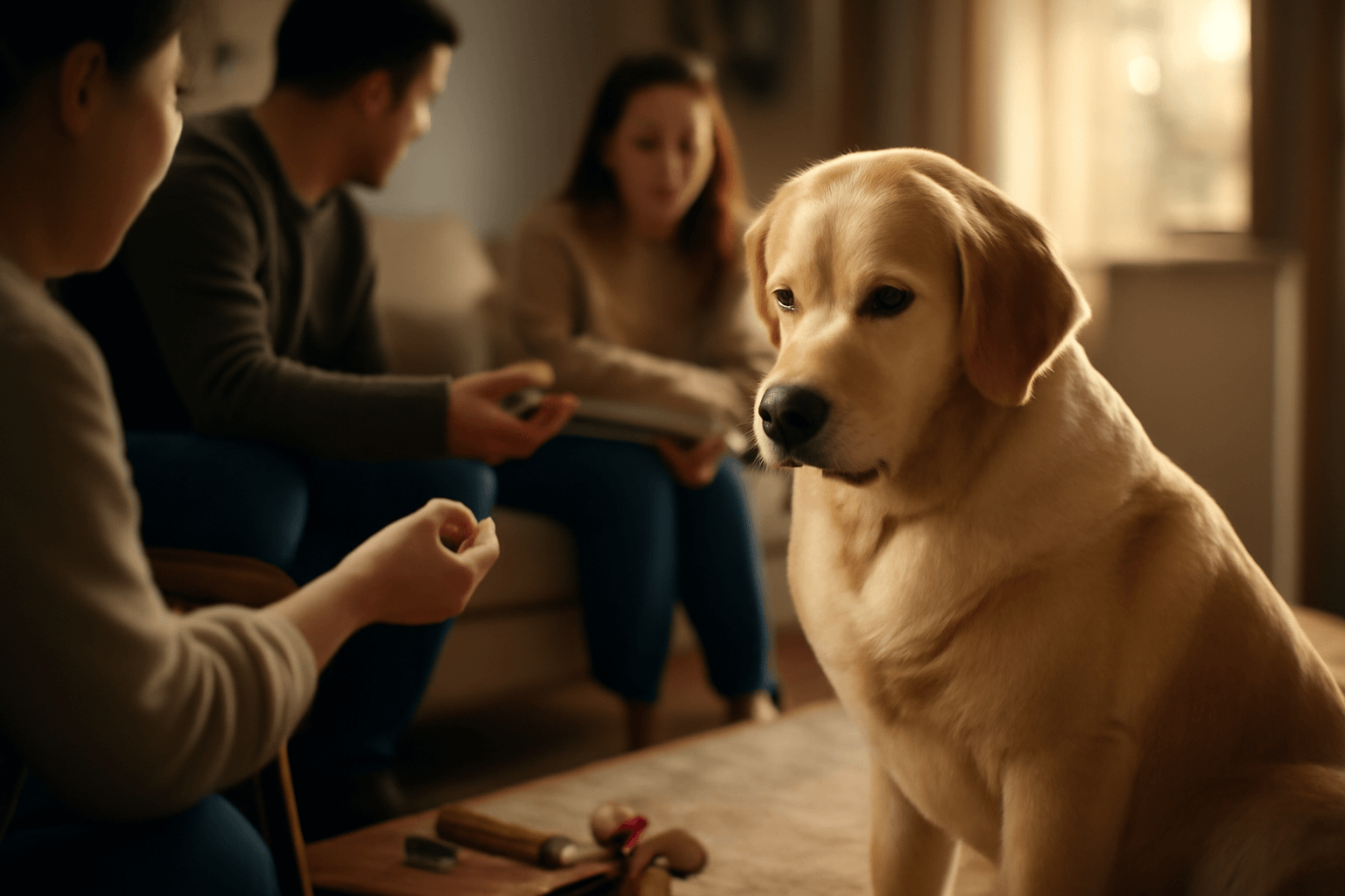 Golden retriever odmita sve lidi po navsteve u trimera 1767488489644