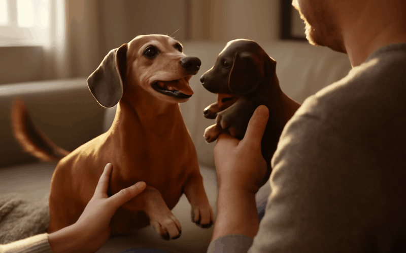 Kdyz nase jezevcice lola potkala nove stene 1769173264299