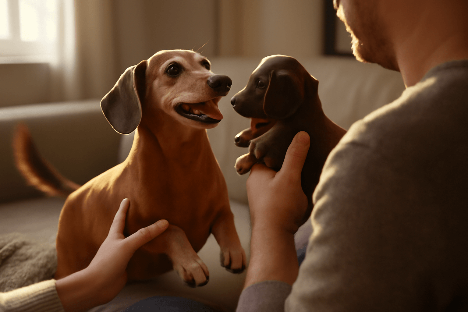 Kdyz nase jezevcice lola potkala nove stene 1769173264299