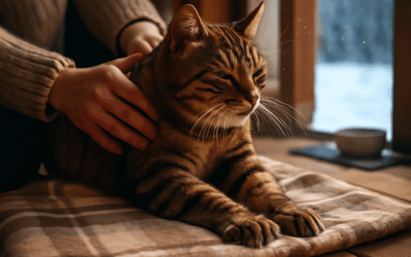 Kocour z ulice dava najevo vdecnost tim ze dela susenky 1769605255828