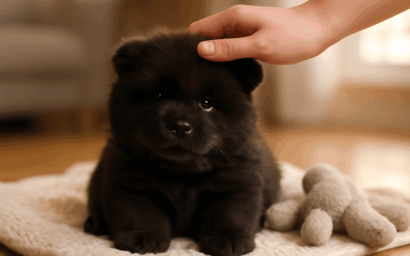 Maja stene chow chow ktere vypada jako medvide 1768323663667