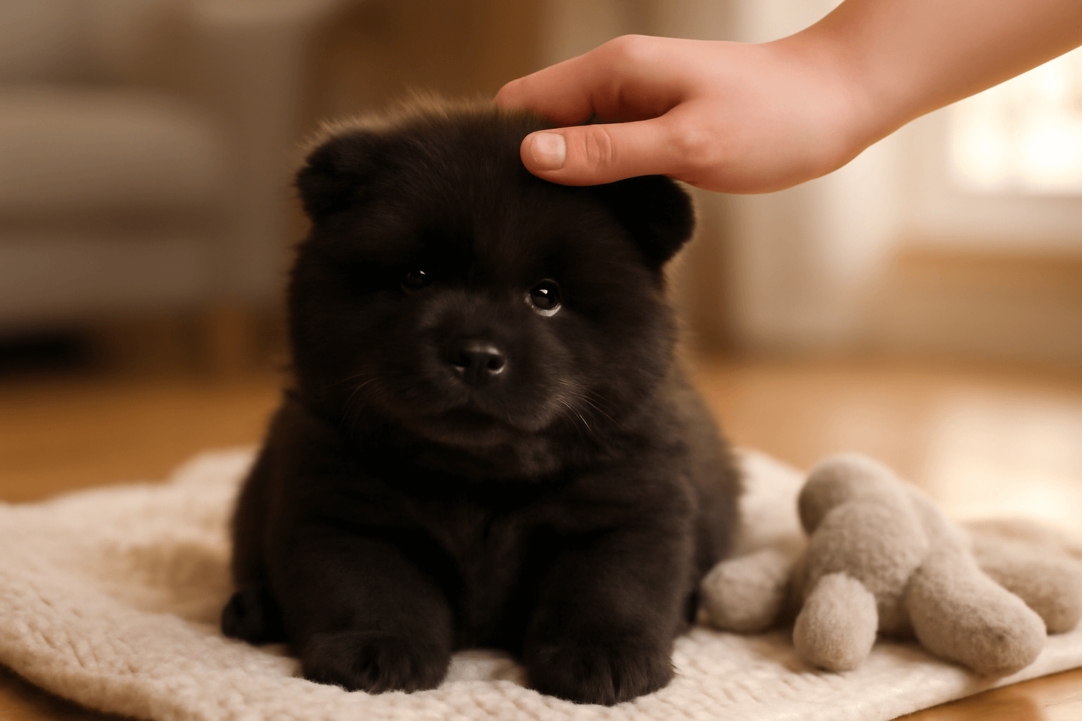 Maja stene chow chow ktere vypada jako medvide 1768323663667