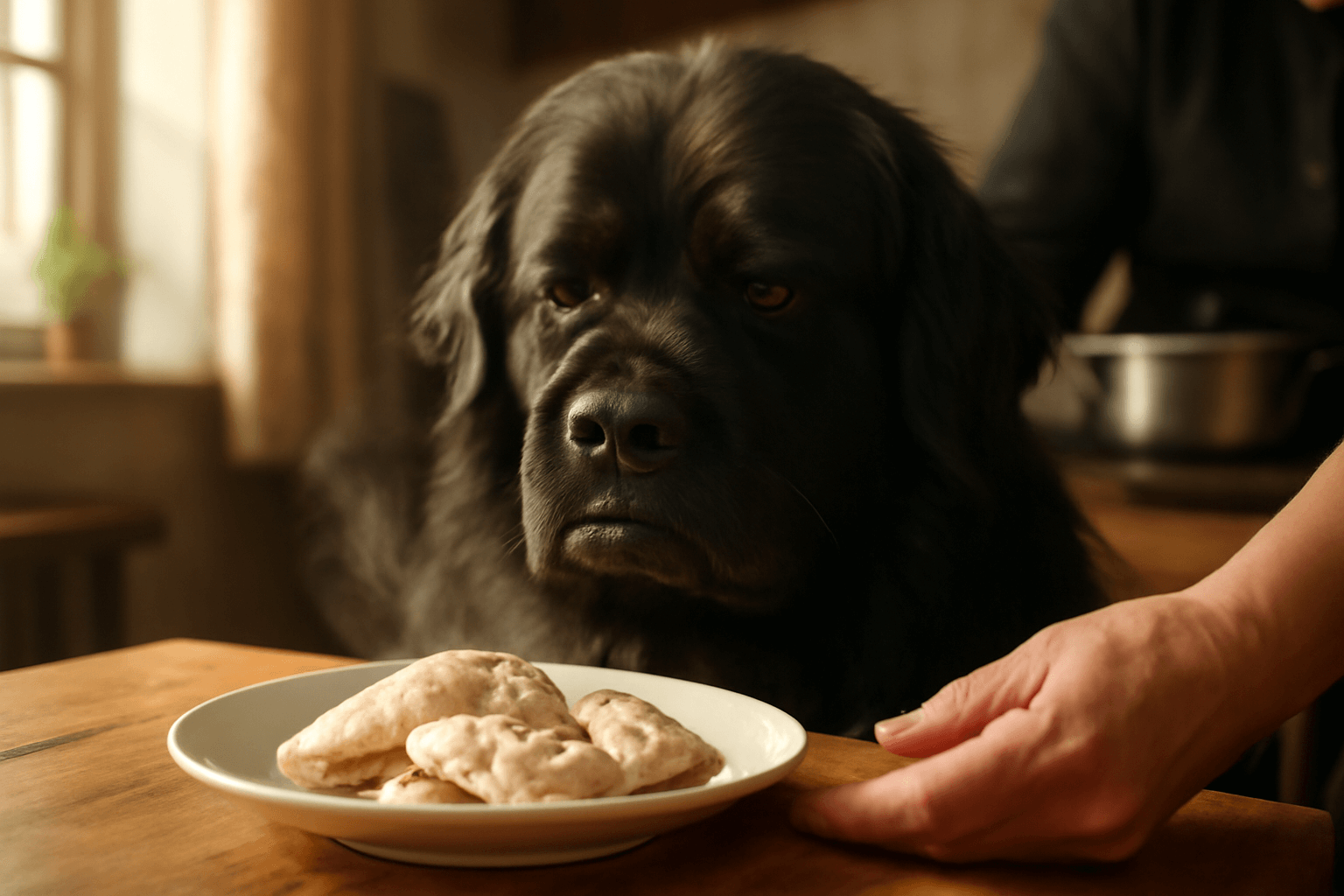 Novofundlan chewy se rozzuril kdyz mu predlozili obycejne ku 1768834865617