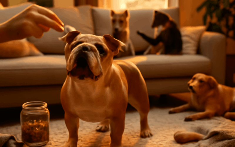 Pancake anglicky buldok ktery vladne domu 1768784466766