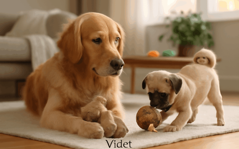 Pearl drzi hracky aby si jeji mladsi sestra violet mohla poh 1769533262931