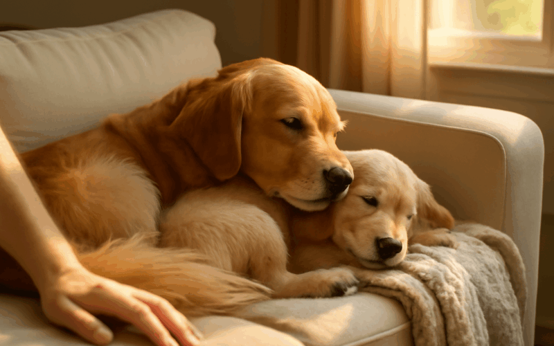 Psi sourozenci si obcas proste potrebuji pritulit 1767351702056