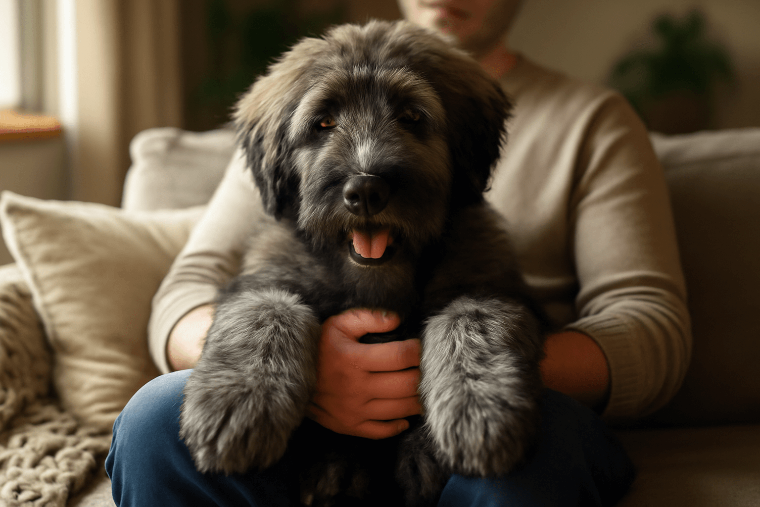 Toto obri stene bouvier de flandres se uz v peti mesicich so 1767985288819