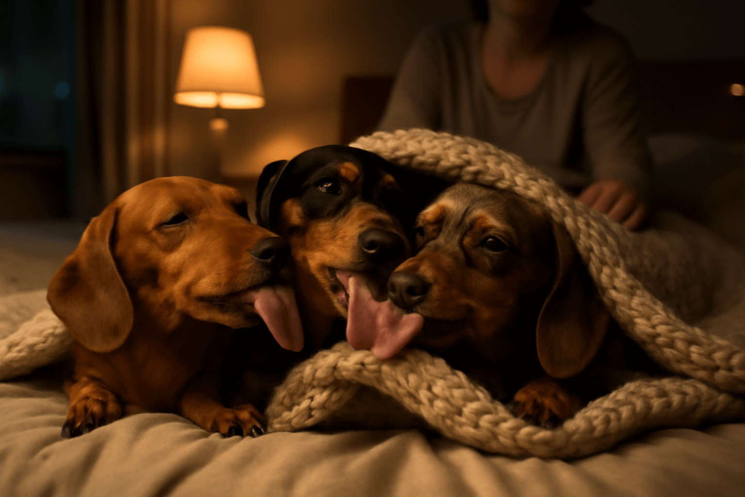 Tri jezevcici jeden nekonecny ritual olizovani a neuveriteln 1768266057544