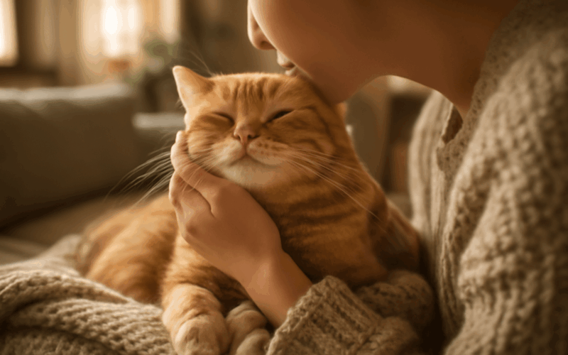 Zrzavy kocour calcifer je v sedmem nebi z pusinek sve panick 1768604460039