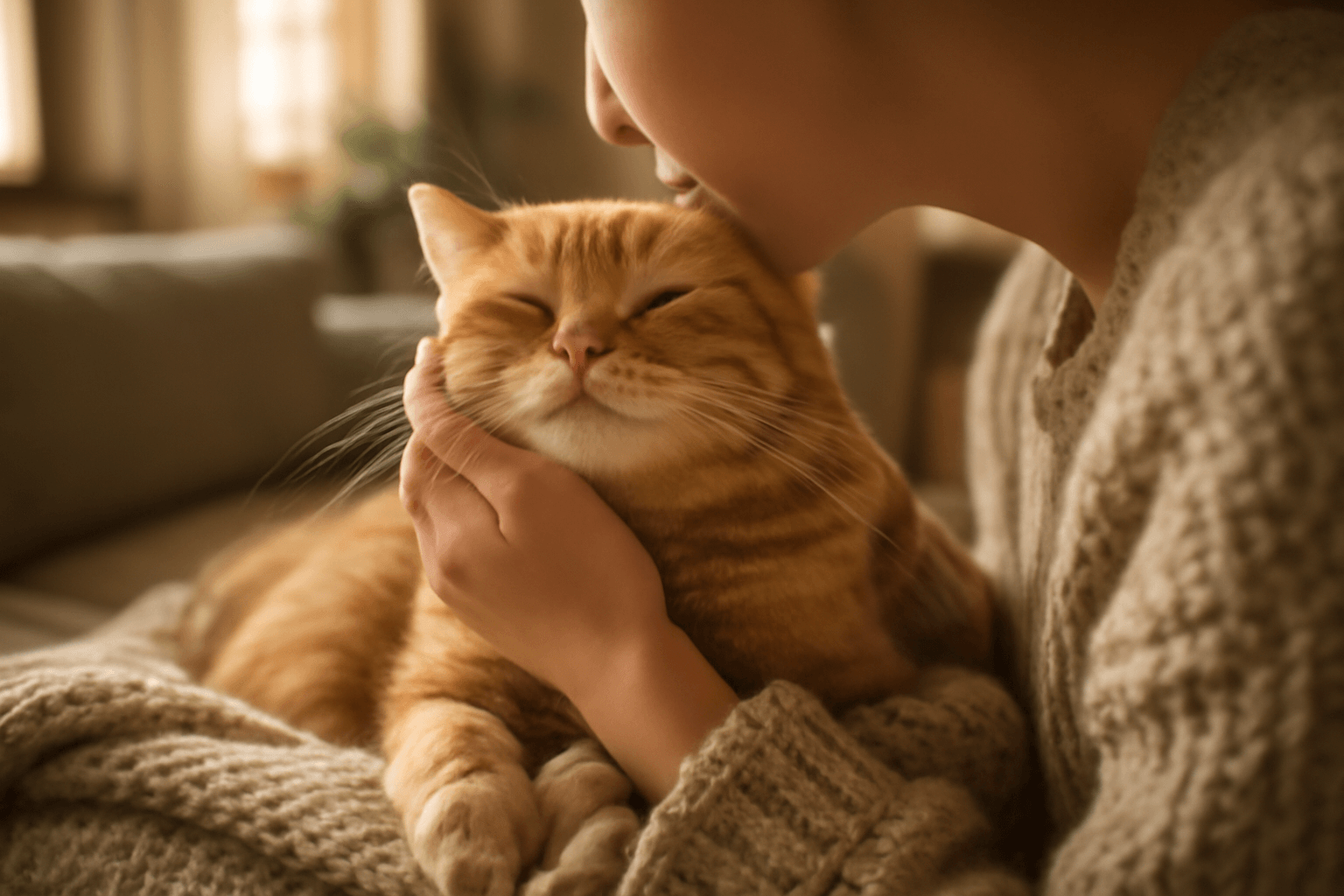 Zrzavy kocour calcifer je v sedmem nebi z pusinek sve panick 1768604460039