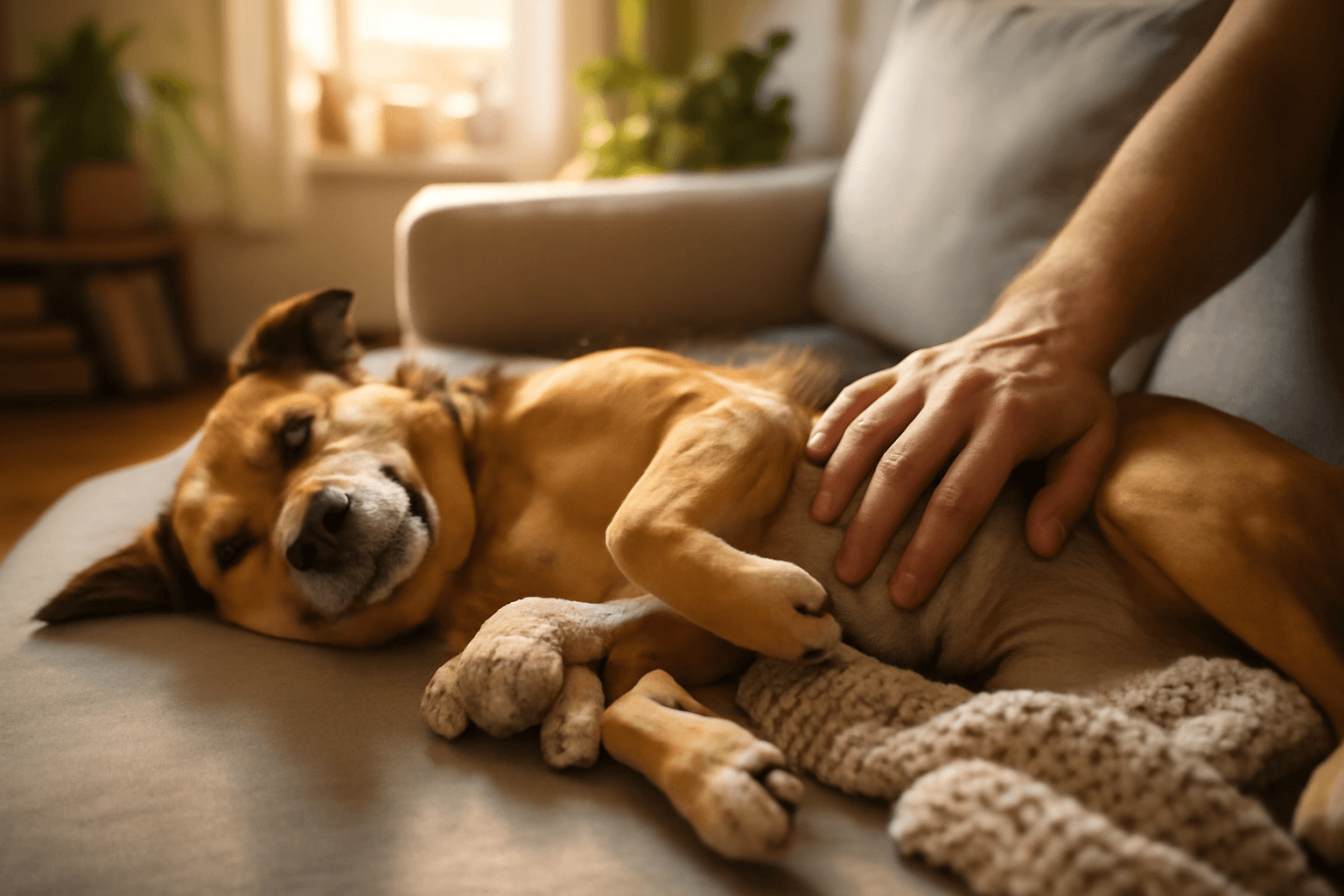 7 priznaku ze se zachraneny pes konecne citi bezpecne 1771419712331