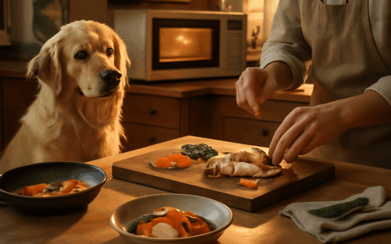 Clifford zlaty retrivr nezere dokud mu jidlo nepripravi jako 1772110907113