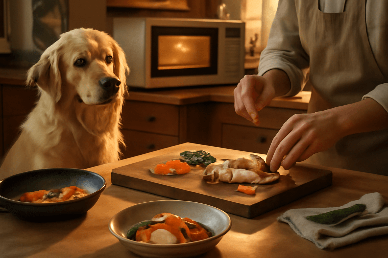 Clifford zlaty retrivr nezere dokud mu jidlo nepripravi jako 1772110907113