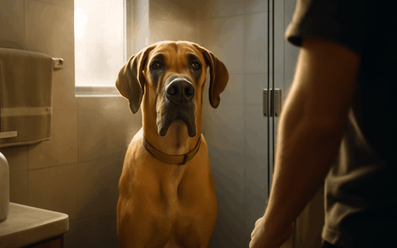 Doga hank si dela pohodli ve sprse a majitelka ho nemuze zlo 1771765300795