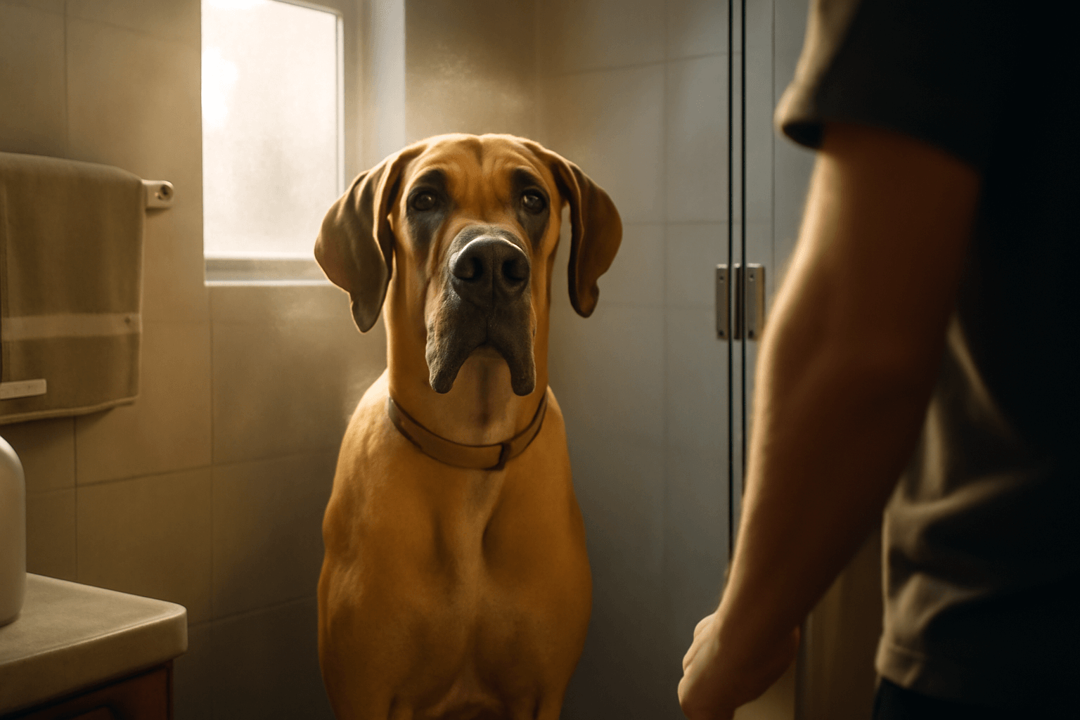 Doga hank si dela pohodli ve sprse a majitelka ho nemuze zlo 1771765300795