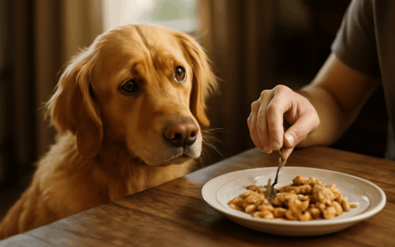 Gamja zlaty retrivr nasadi smutny postranni pohled a vzdy to 1772197320142