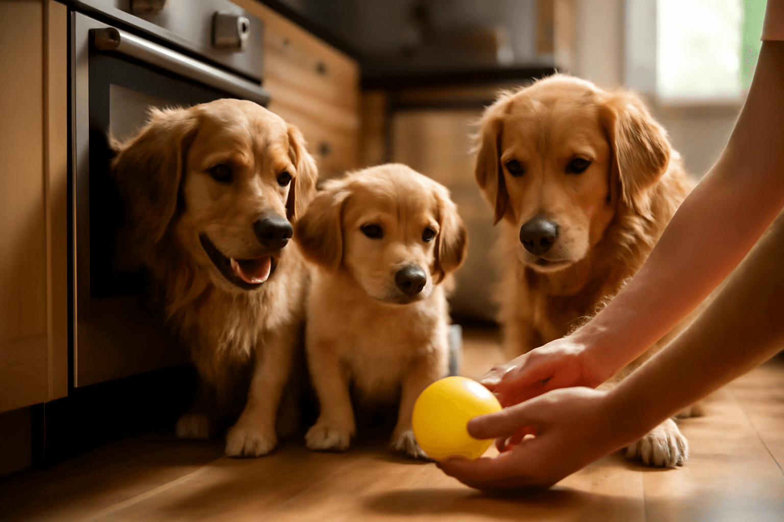 Golden retrievri blue bonnie a boone nenechaji micek zapomen 1770332448306