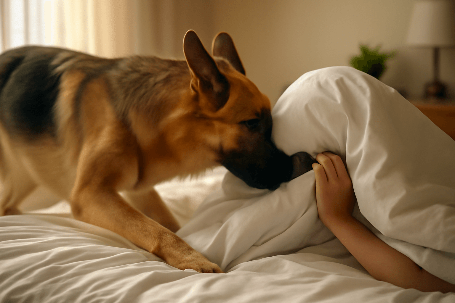 Hra na schovavanou s nemeckym ovcakem skoncila poradnym head 1770382863049