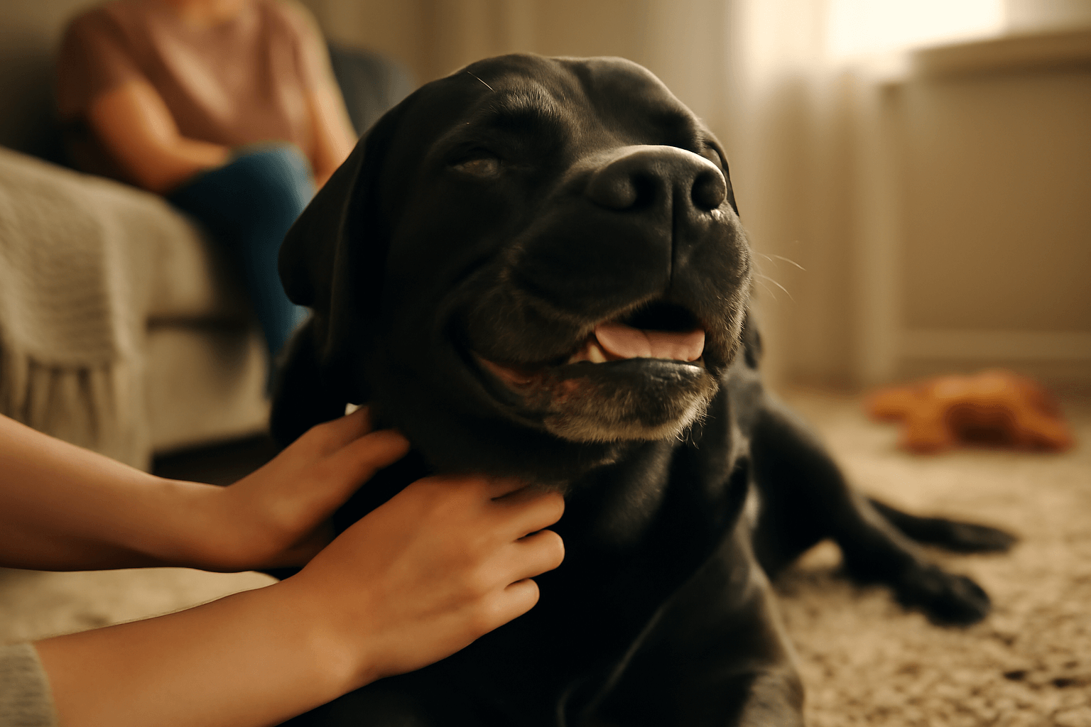 Jak poznat ze je vas cerny labrador spokojeny nekdy zni jako 1771887698511