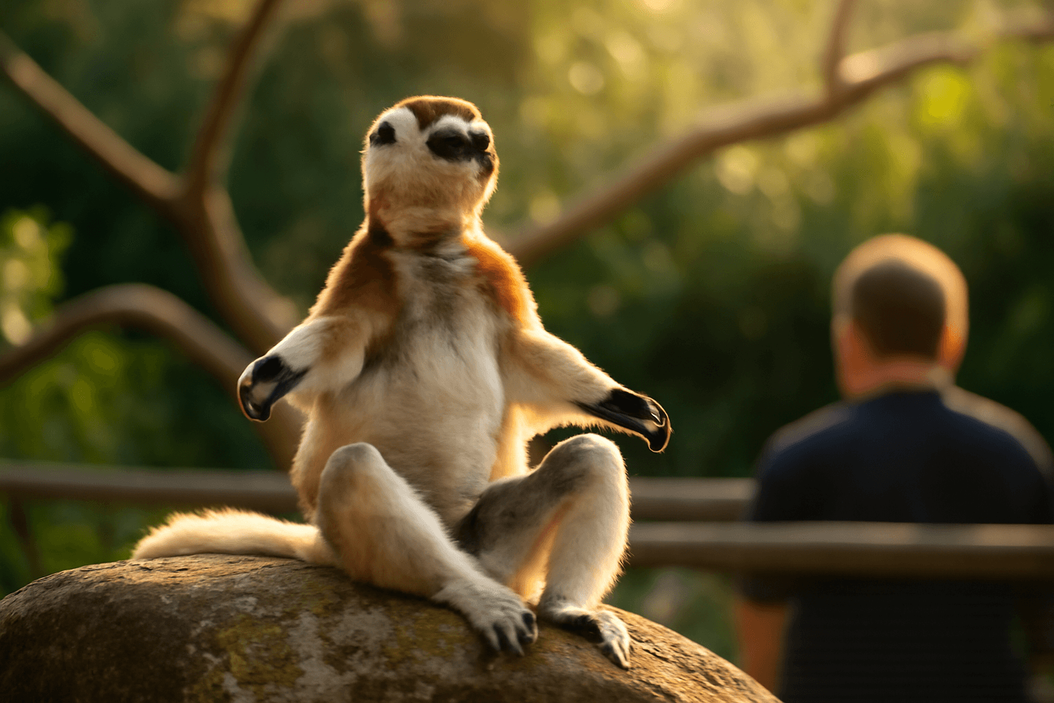 Lemur se sluni a lide ho prirovnavaji ke krali julianovi z m 1771455689146