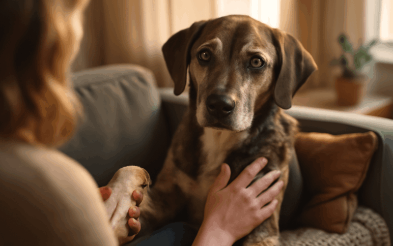 Lil max zachranny pes ktery vypada skoro jako clovek 1770476446484