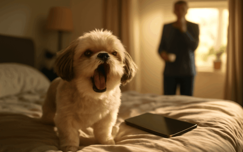 Maly shih tzu vyda vykrik jako lidske dite a my jsme malem v 1771898527322