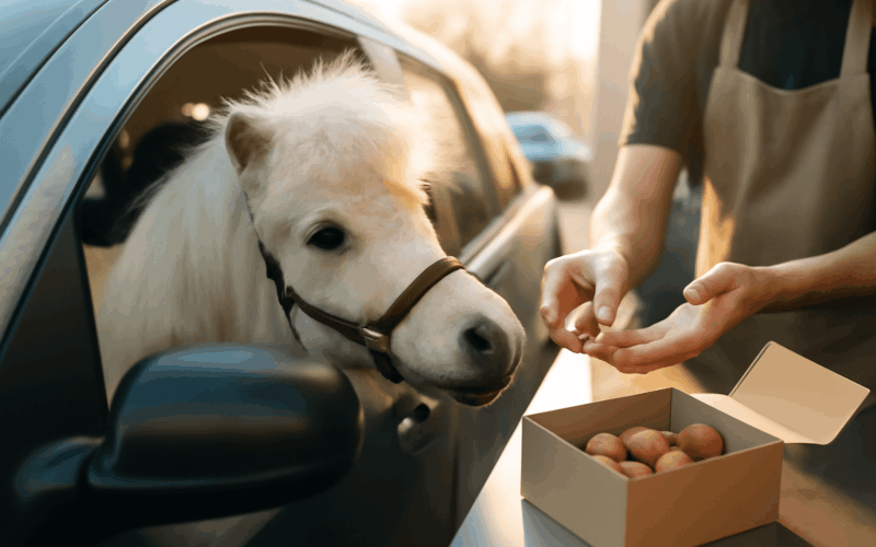 Miniaturni terapeuticky kun george dorazil do dunkinu a roze 1770454859264