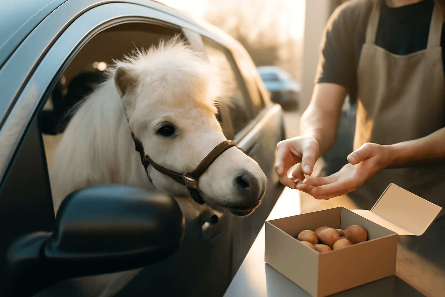 Miniaturni terapeuticky kun george dorazil do dunkinu a roze 1770454859264