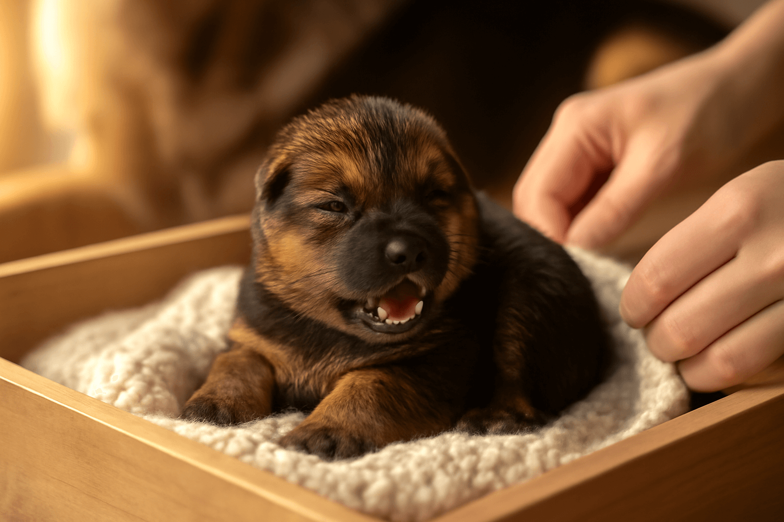 Novorozene stene nemeckeho ovcaka s velkym nazorem 1770080458561