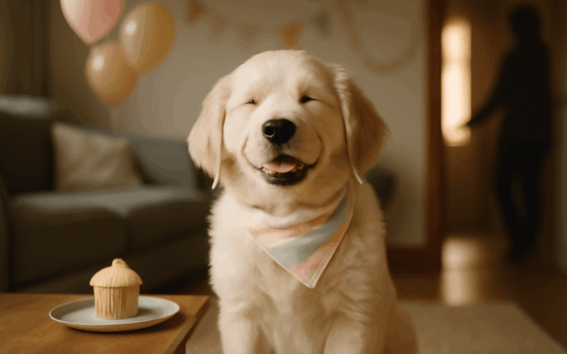 Pickles slavi prvni narozeniny s roztomilym usmevem 1771621287555