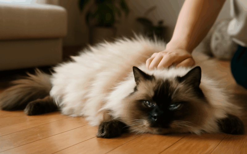 Ragdoll carol je tak hunata ze vypada jako koberec 1770418846413