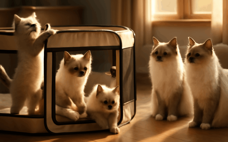 Ragdoll kotatka planuji utek z vezeni a je to napinave 1770253255710