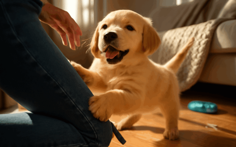 Roztomile stene zlateho retrivra si bez zabran vynucuje pozo 1771470101545