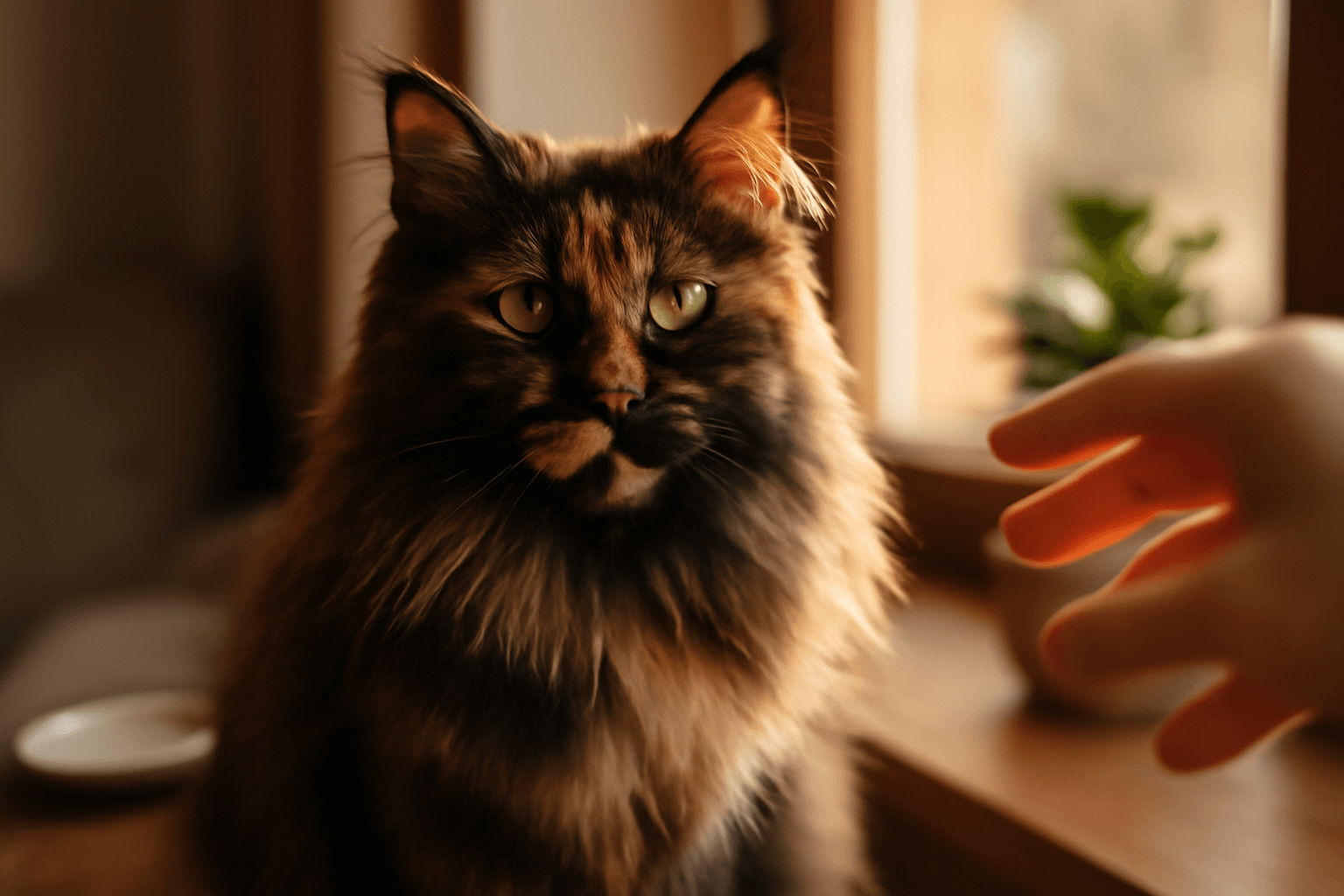 Tortie maine coon s dokonalou pulbradkou 1770570061179