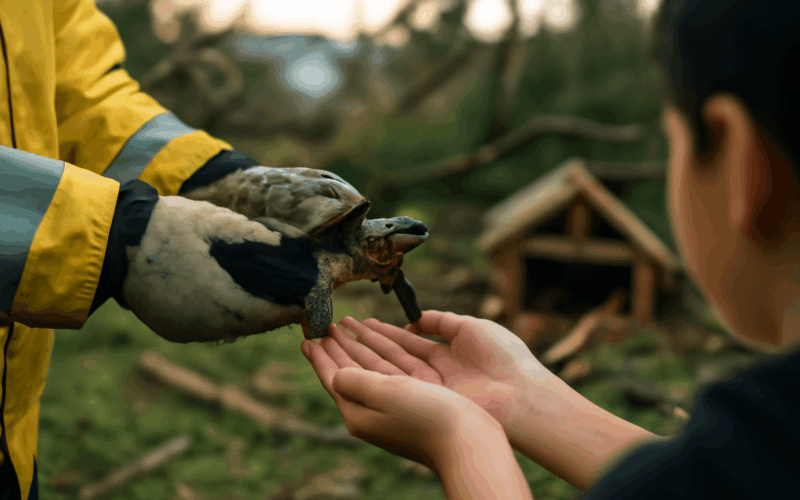 Zelva myrtle zmizela v tornadu zachranari ji nasli a vratili 1772269107590